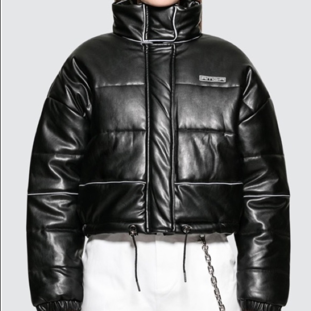 I.AM.GIA HERSILLA BLACK PUFFER JACKET LARGE